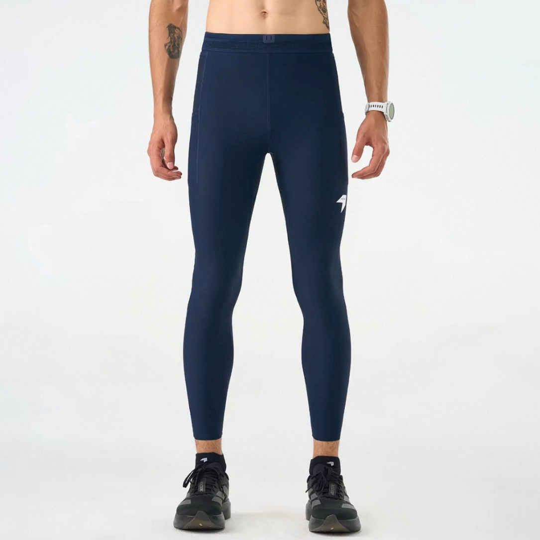 Nedao Flexfit Pocket V5.0 Men's Running Leggings - Navy