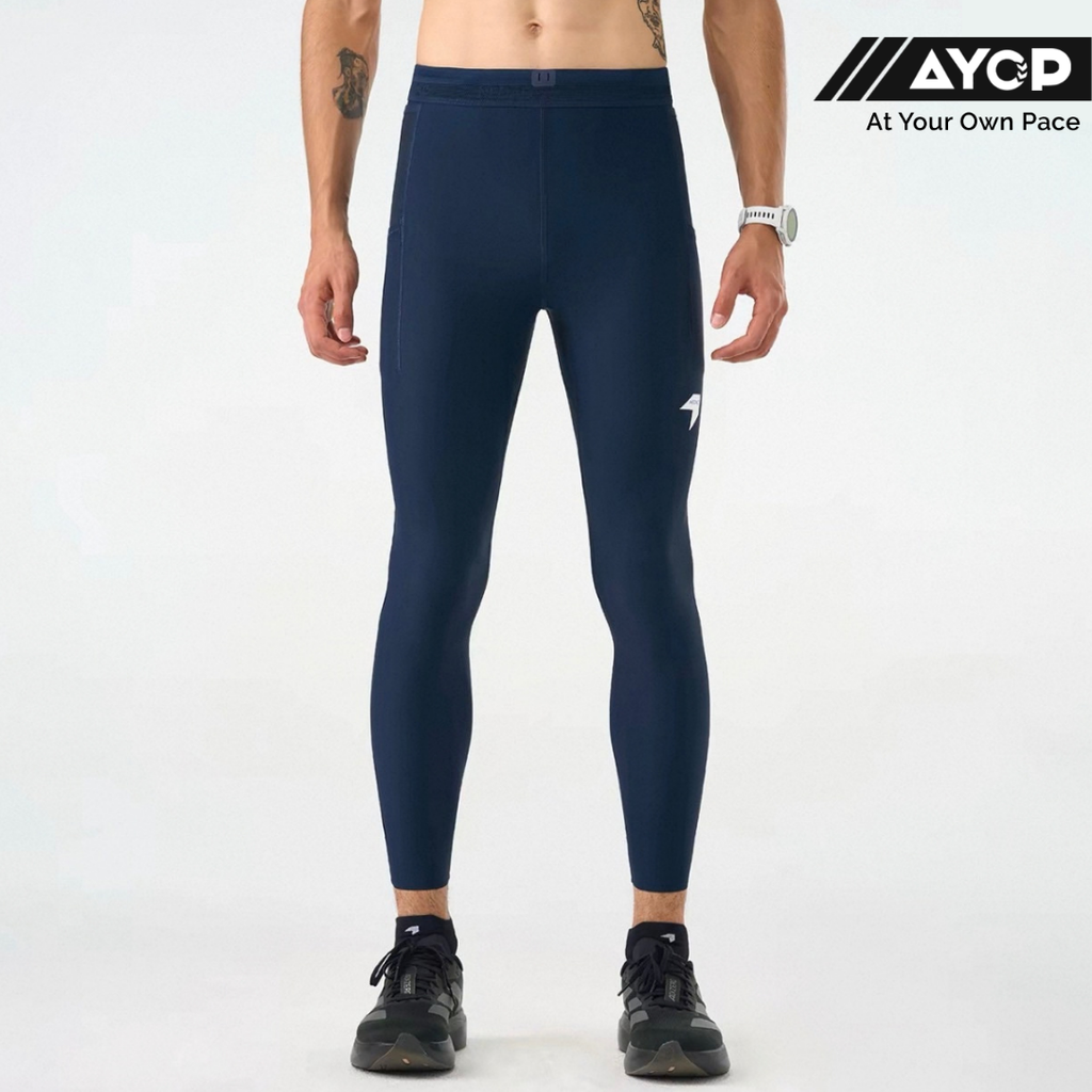 Nedao Flexfit Pocket V5.0 Men's Running Leggings - Navy