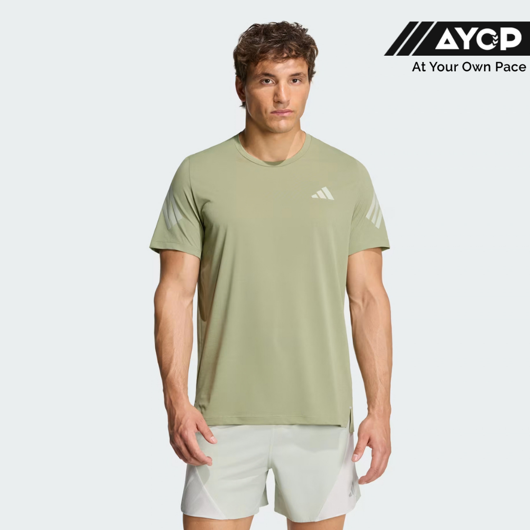 Adidas Running Adi365 Climacool Men's T-Shirt - Tent Green