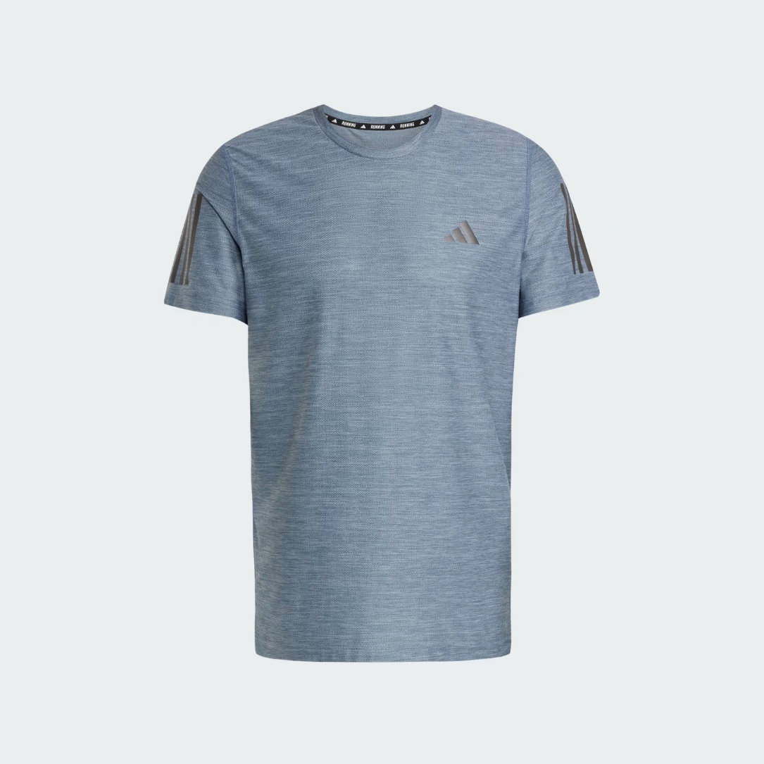 Adidas Own The Run Men's Running T-Shirts - Preloved Ink