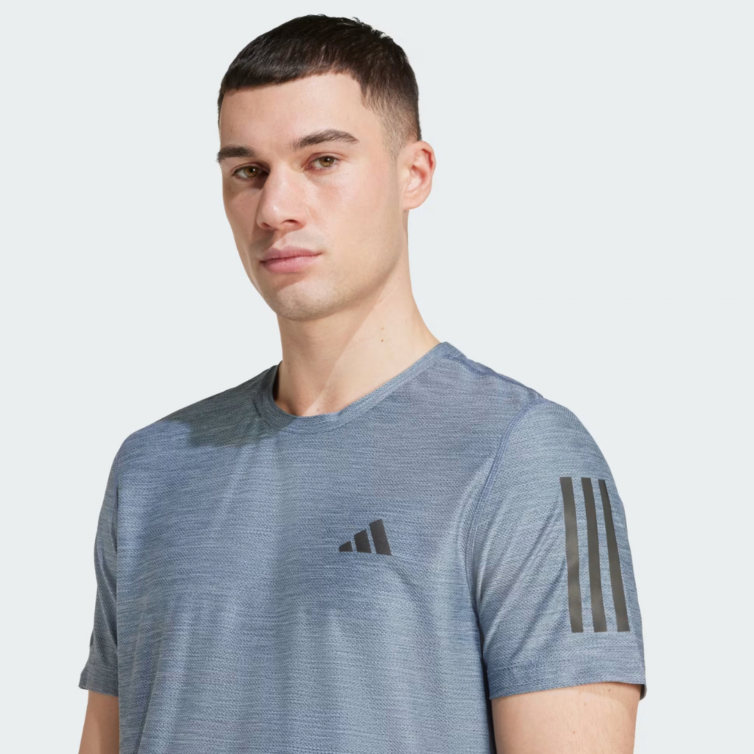 Adidas Own The Run Men's Running T-Shirts - Preloved Ink