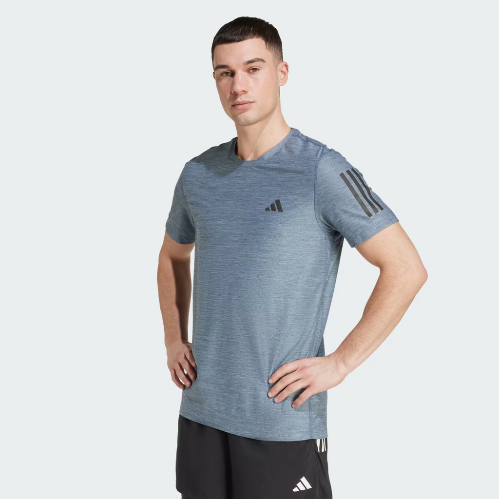Adidas Own The Run Men's Running T-Shirts - Preloved Ink