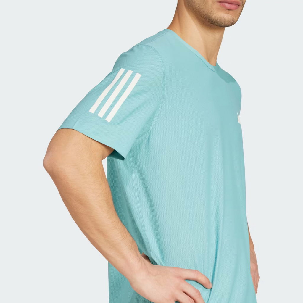 Adidas Own The Run Men's Running T-Shirts - Mint Ton