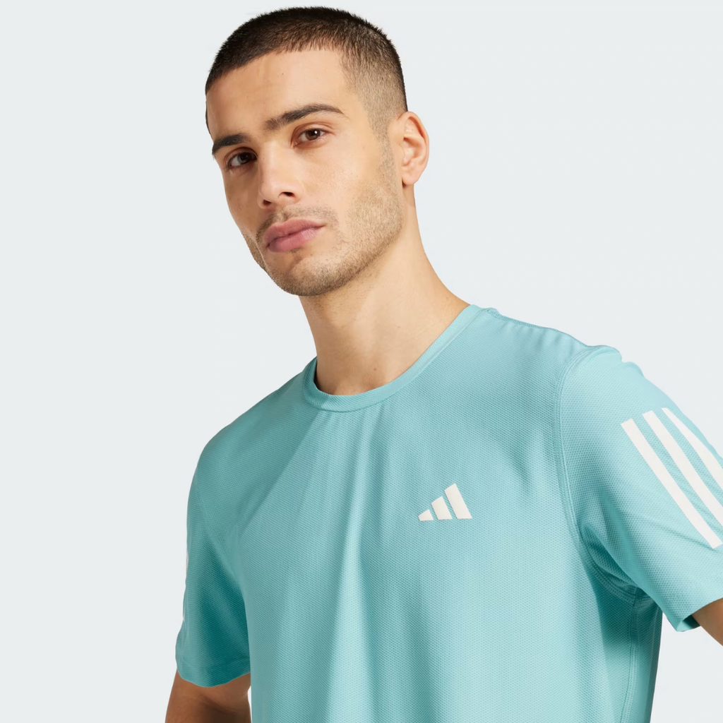 Adidas Own The Run Men's Running T-Shirts - Mint Ton