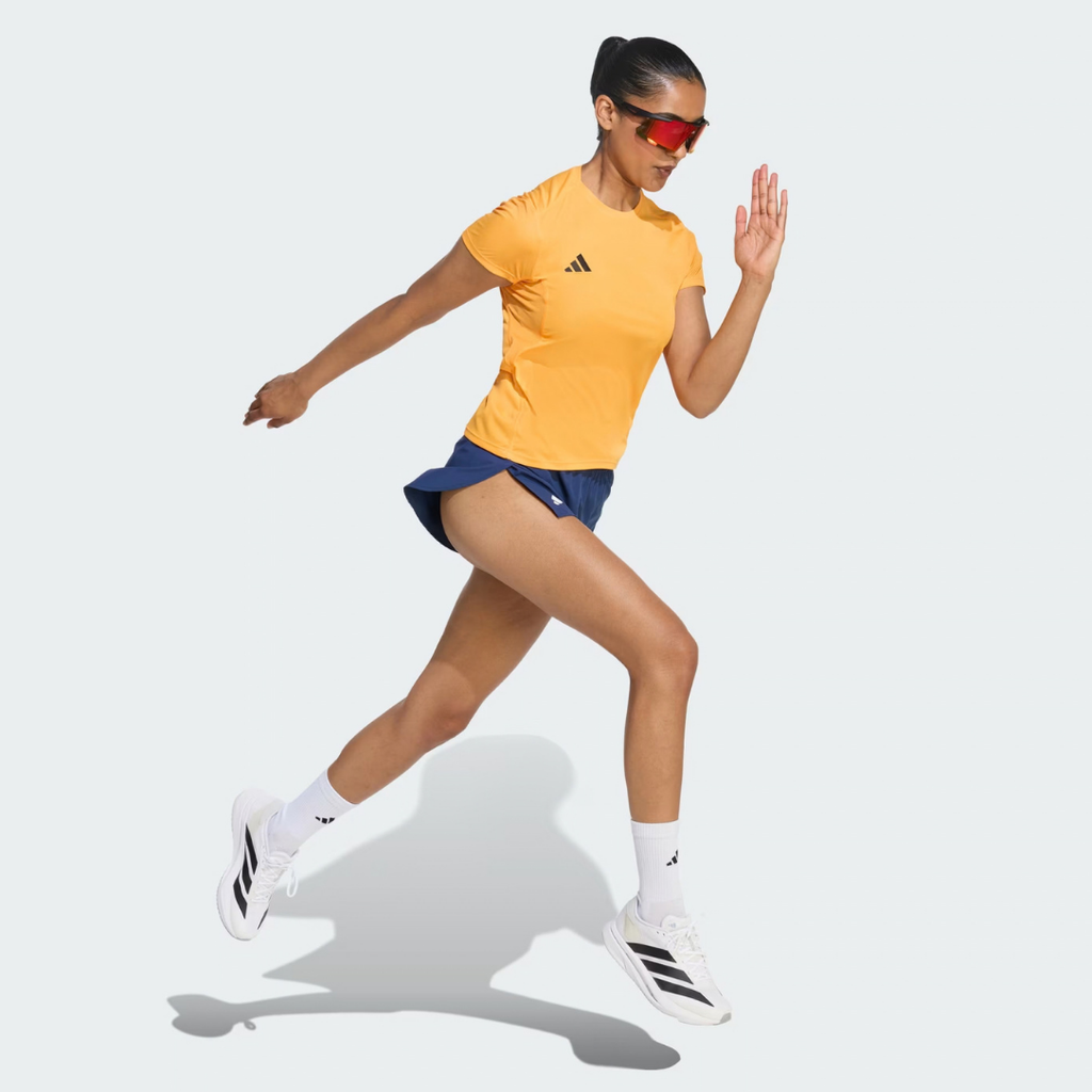 Adidas Adizero Essentials Women's Running T-shirts - Pure Tangerine