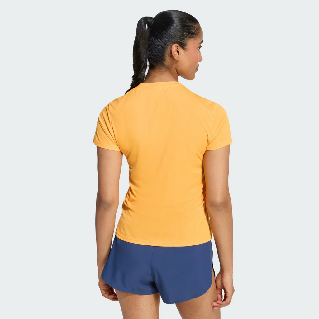 Adidas Adizero Essentials Women's Running T-shirts - Pure Tangerine