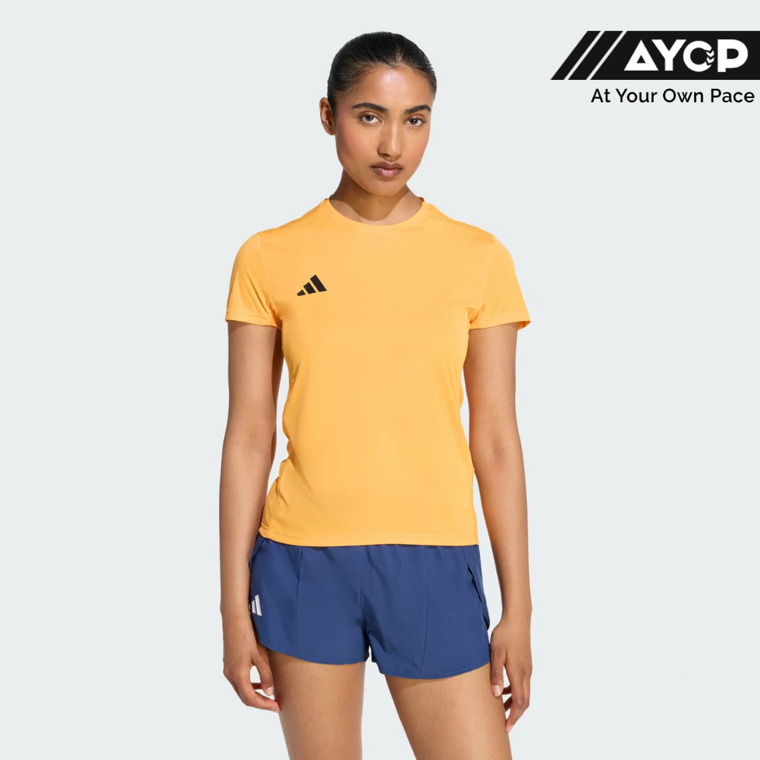 Adidas Adizero Essentials Women's Running T-shirts - Pure Tangerine
