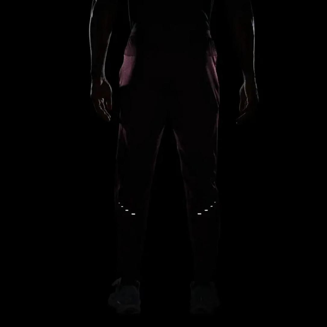 Nike Dri-FIT Stride Knit Men's Running Pants - Burgundy Crush