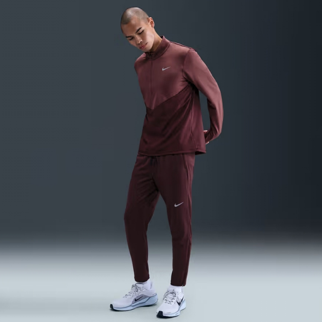 Nike Dri-FIT Stride Knit Men's Running Pants - Burgundy Crush