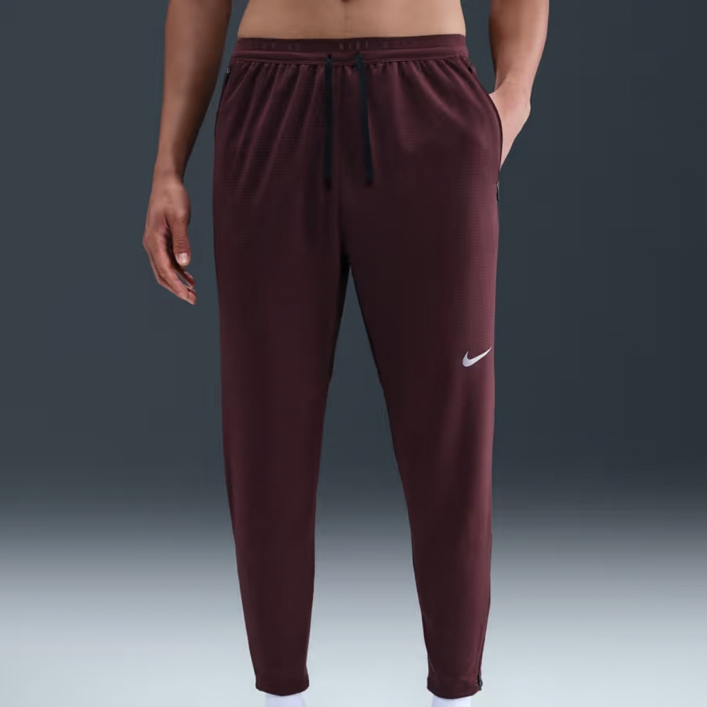 Nike Dri-FIT Stride Knit Men's Running Pants - Burgundy Crush