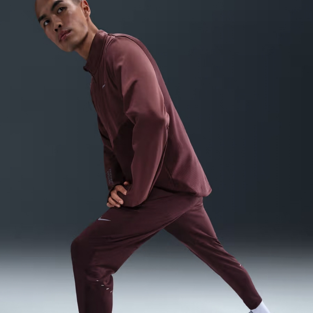 Nike Dri-FIT Stride Knit Men's Running Pants - Burgundy Crush