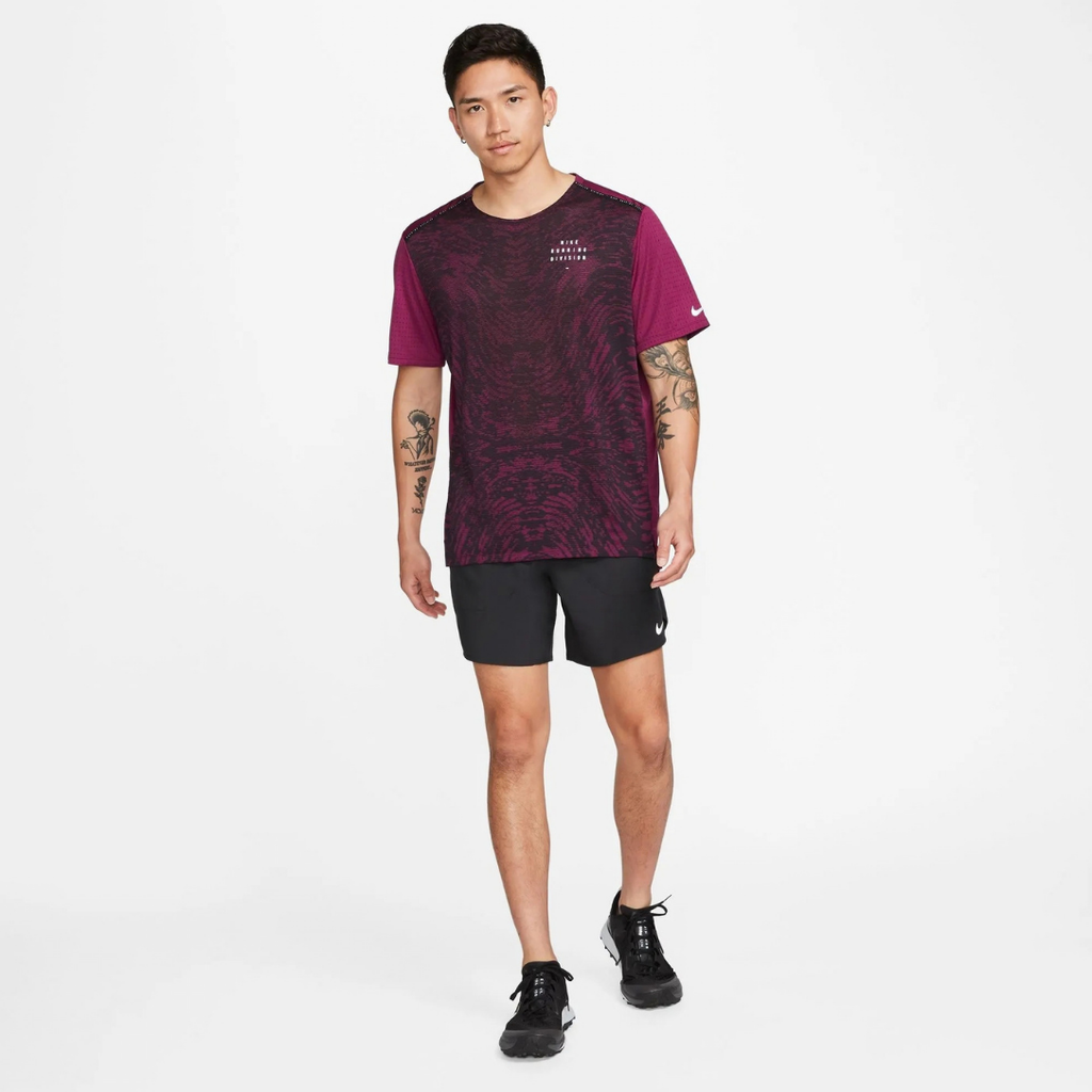 Nike Dri-FIT Stride Brief-lined 7-inch Men's Running Shorts - Black