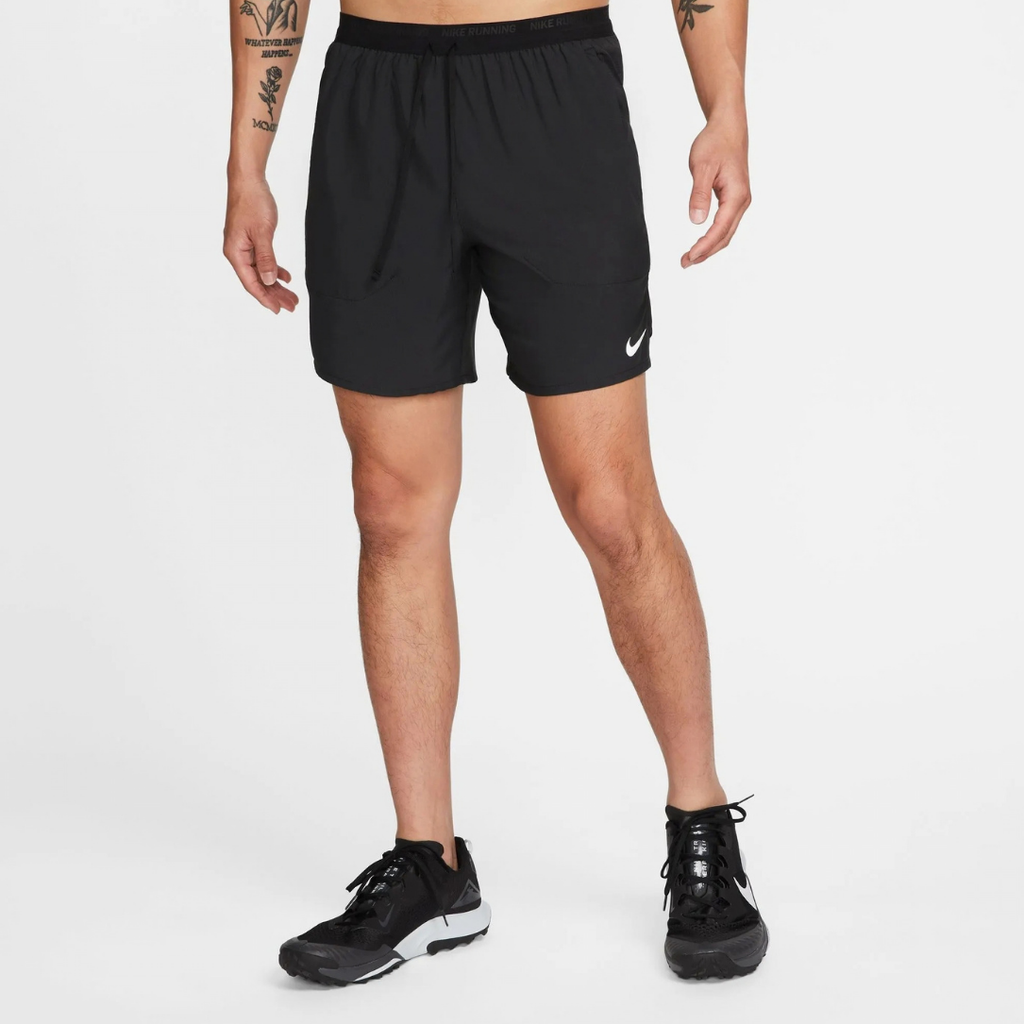 Nike Dri-FIT Stride Brief-lined 7-inch Men's Running Shorts - Black