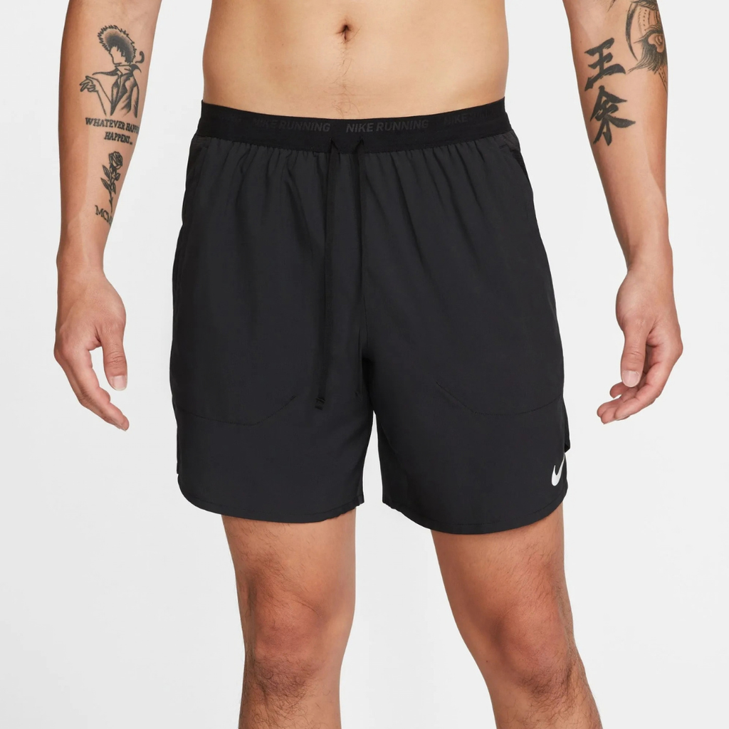 Nike Dri-FIT Stride Brief-lined 7-inch Men's Running Shorts - Black