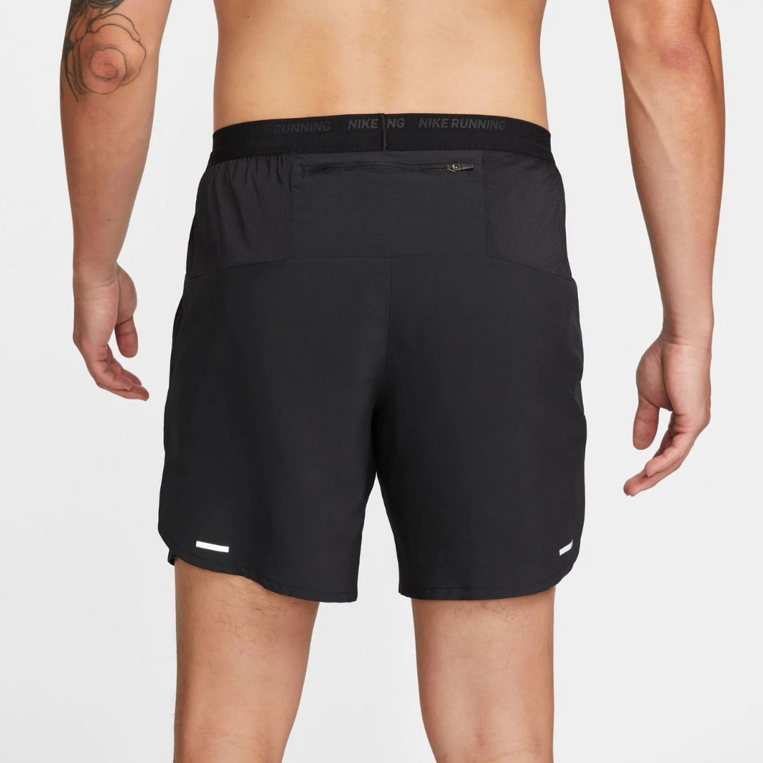 Nike Dri-FIT Stride Brief-lined 7-inch Men's Running Shorts - Black