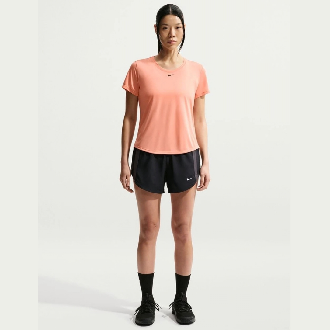 Nike Dri-FIT One Standar Fit Women's Running Short Sleeve - Apricot Agate