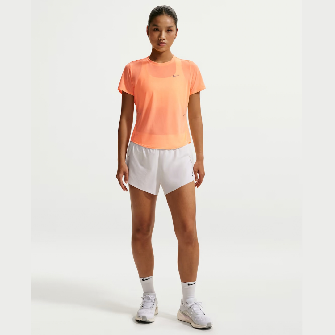 Nike Swift Breathe Dri-FIT Short Sleeve Women's Running Top - Orange Pulse