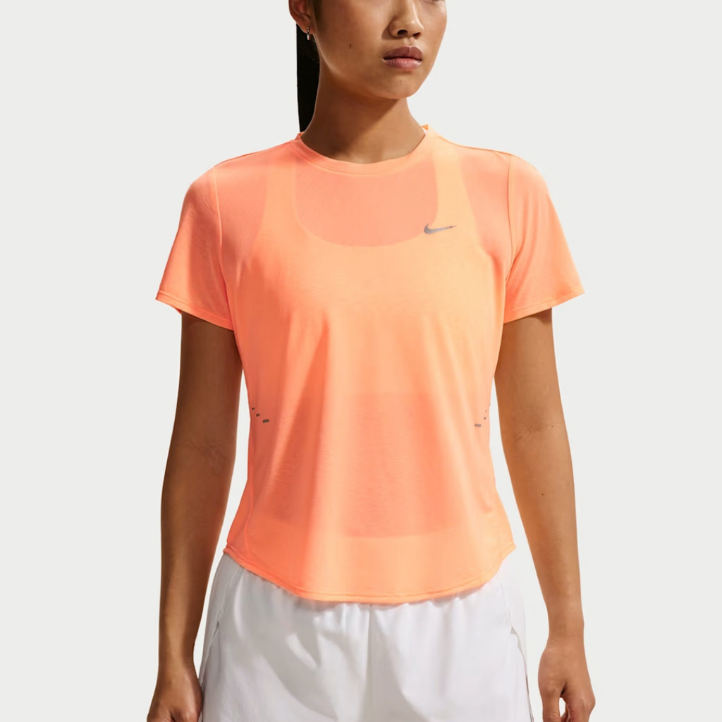 Nike Swift Breathe Dri-FIT Short Sleeve Women's Running Top - Orange Pulse