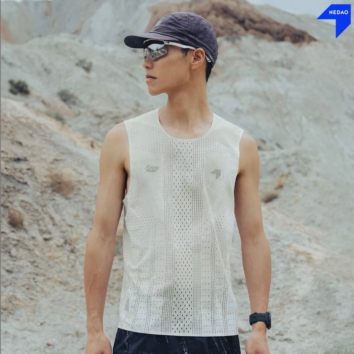 Nedao Qiflow Rocky Road Sleeveless - Cloud White