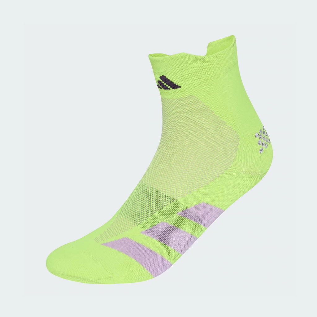 Adidas Adizero Quarter Running Socks - Solar Yellow