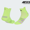 Adidas Adizero Quarter Running Socks - Solar Yellow
