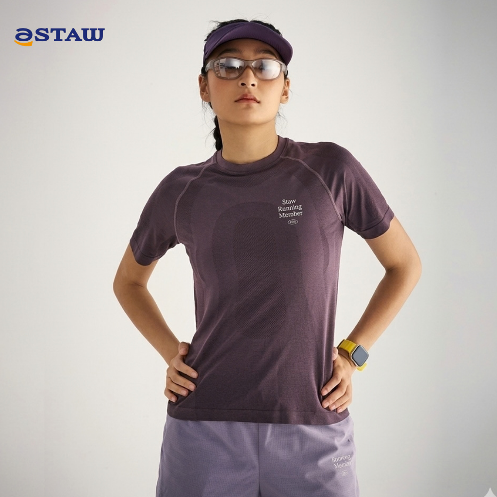 Staw Seamless Knit Women's T-Shirt
