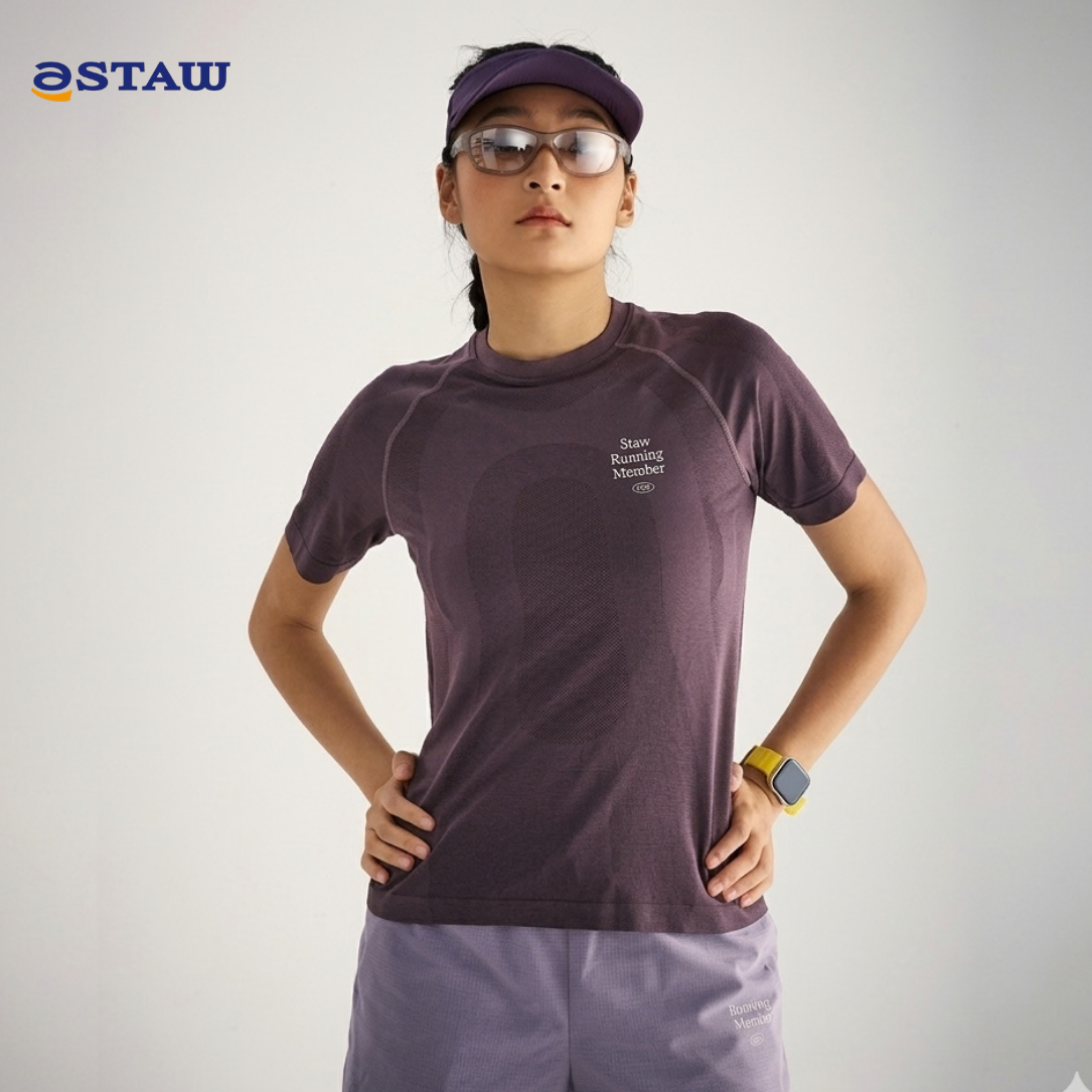 Staw Seamless Knit Women's T-Shirt