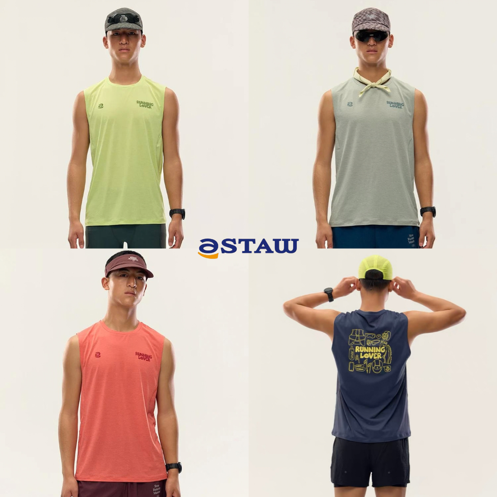 STAW Running Lover Printed Men's Tank Top