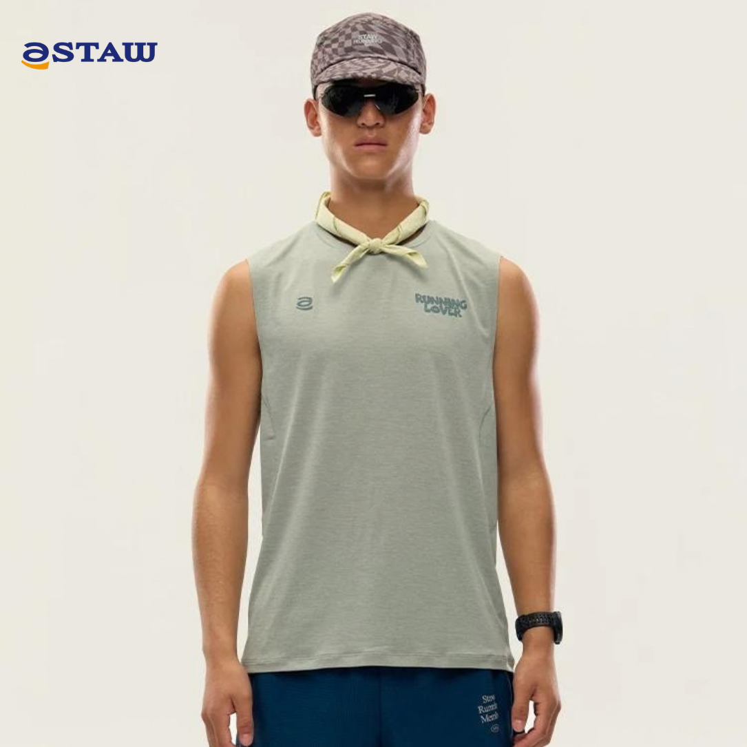 STAW Running Lover Printed Men's Tank Top