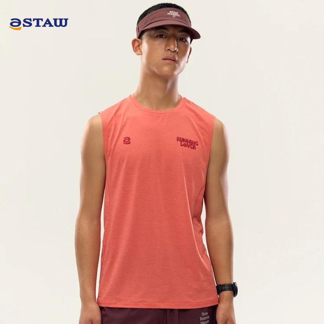 STAW Running Lover Printed Men's Tank Top