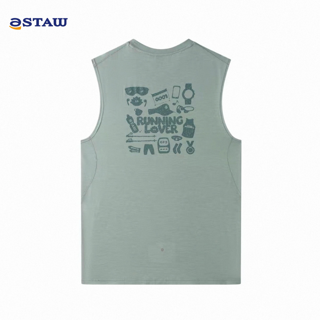 STAW Running Lover Printed Women's Tank Top