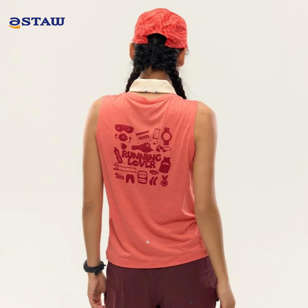 STAW Running Lover Printed Women's Tank Top