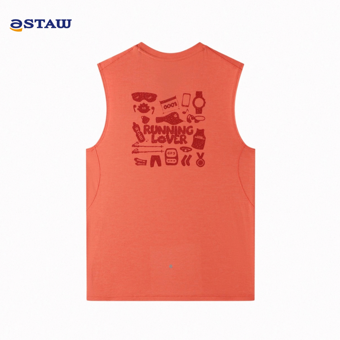 STAW Running Lover Printed Women's Tank Top