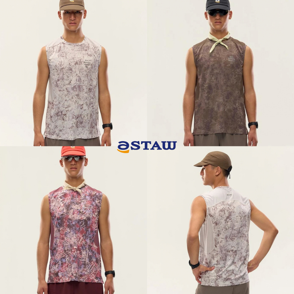 STAW Printed Zoned Ventilation Men's Tank Top