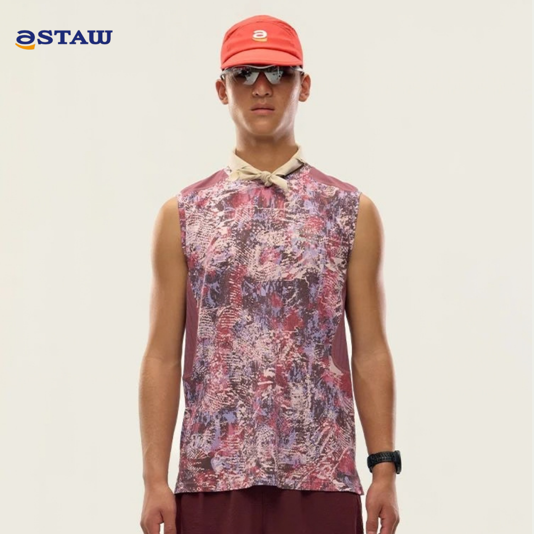 STAW Printed Zoned Ventilation Men's Tank Top