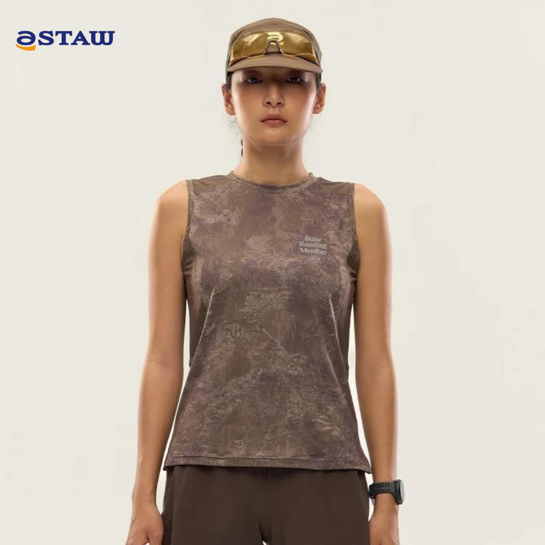 STAW Printed Zoned Ventilation Women's Tank Top