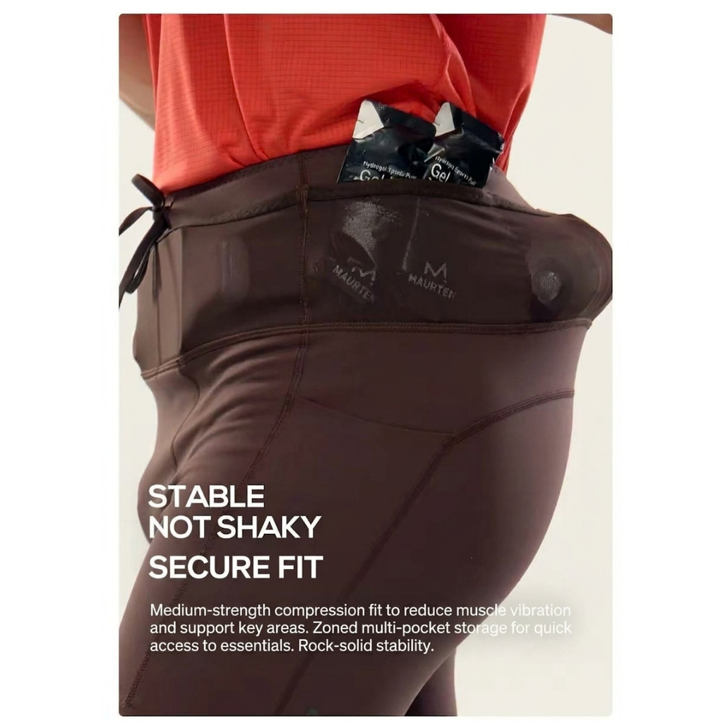 STAW  Henwen Waist Pack Compression Men's Running Tights