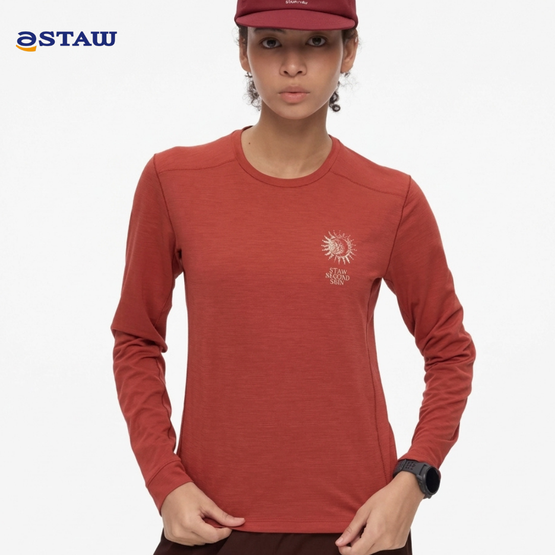Staw Nature Force Runner Printed Women's Long Sleeve