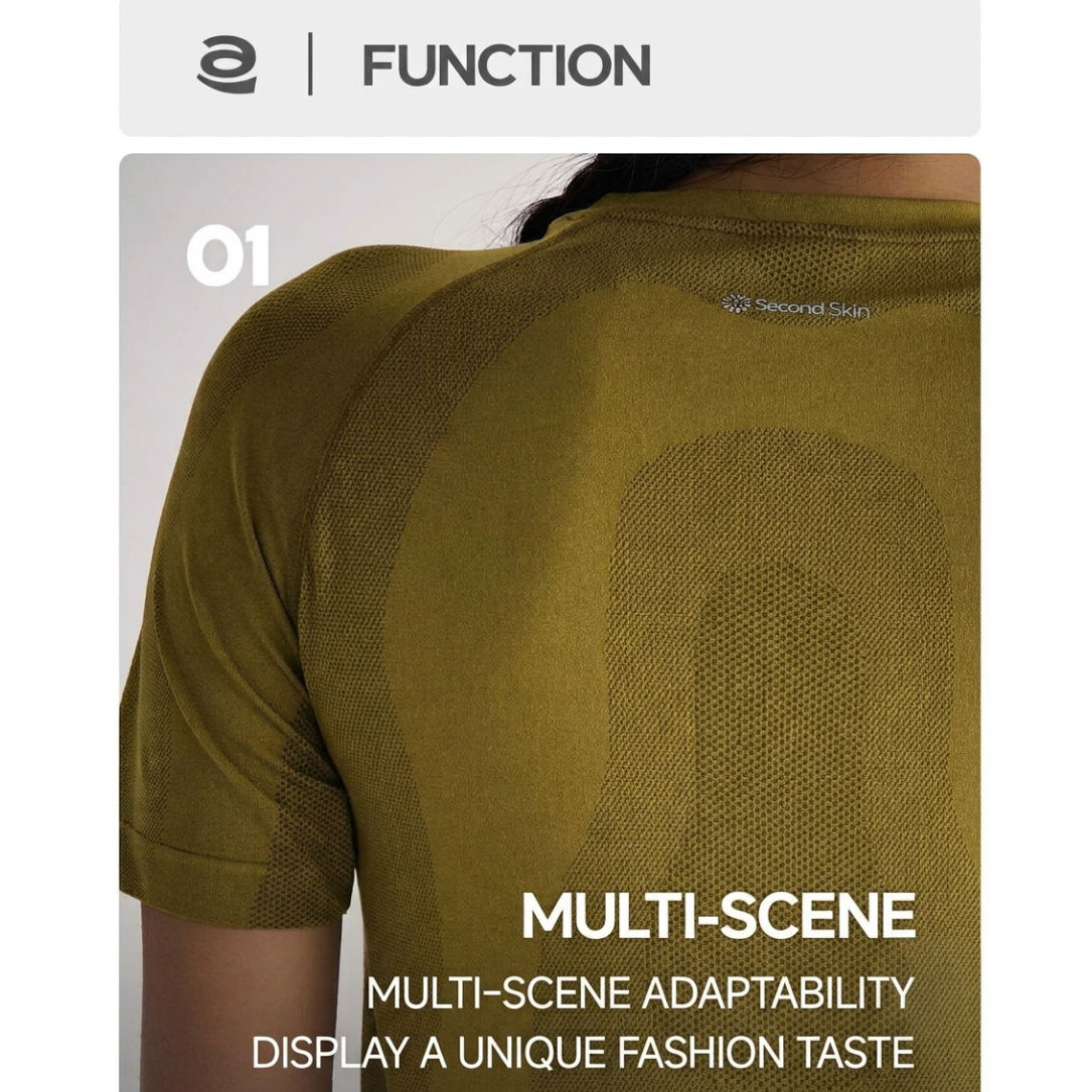 Staw Seamless Knit Men's Running T-Shirt
