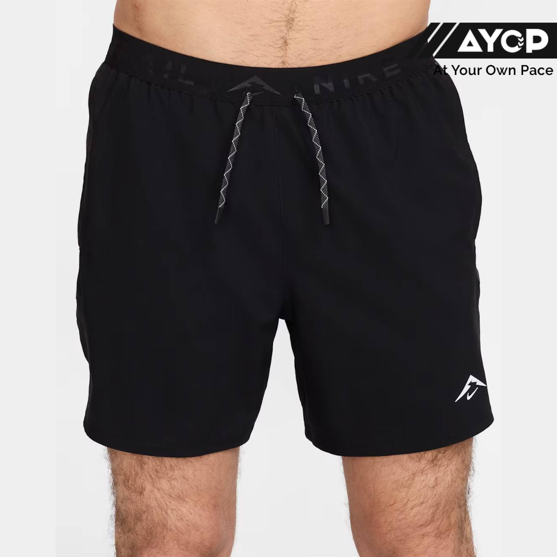 Nike Trail Dri-FIT 6 Inch Brief-lined Men's Running Shorts - Black