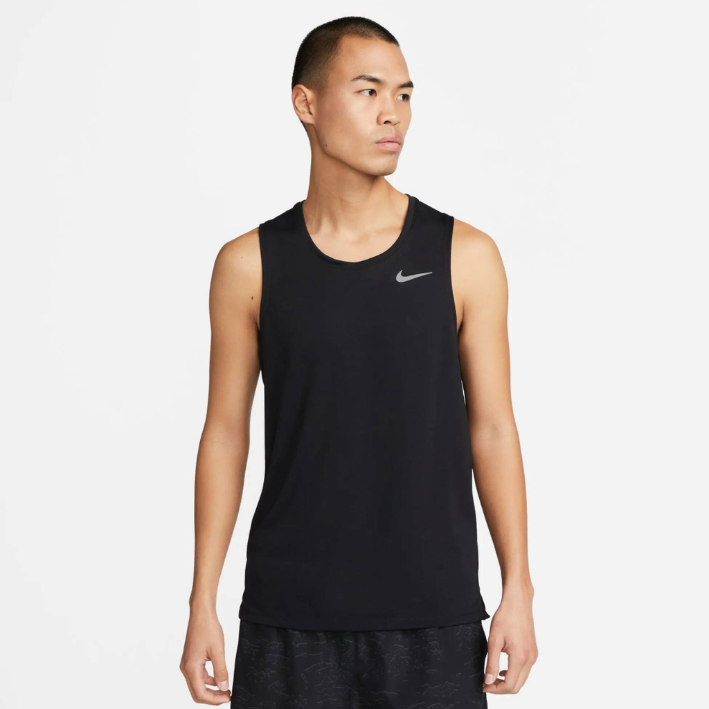 Nike Men's Dri-FIT Miler Tanks - Black