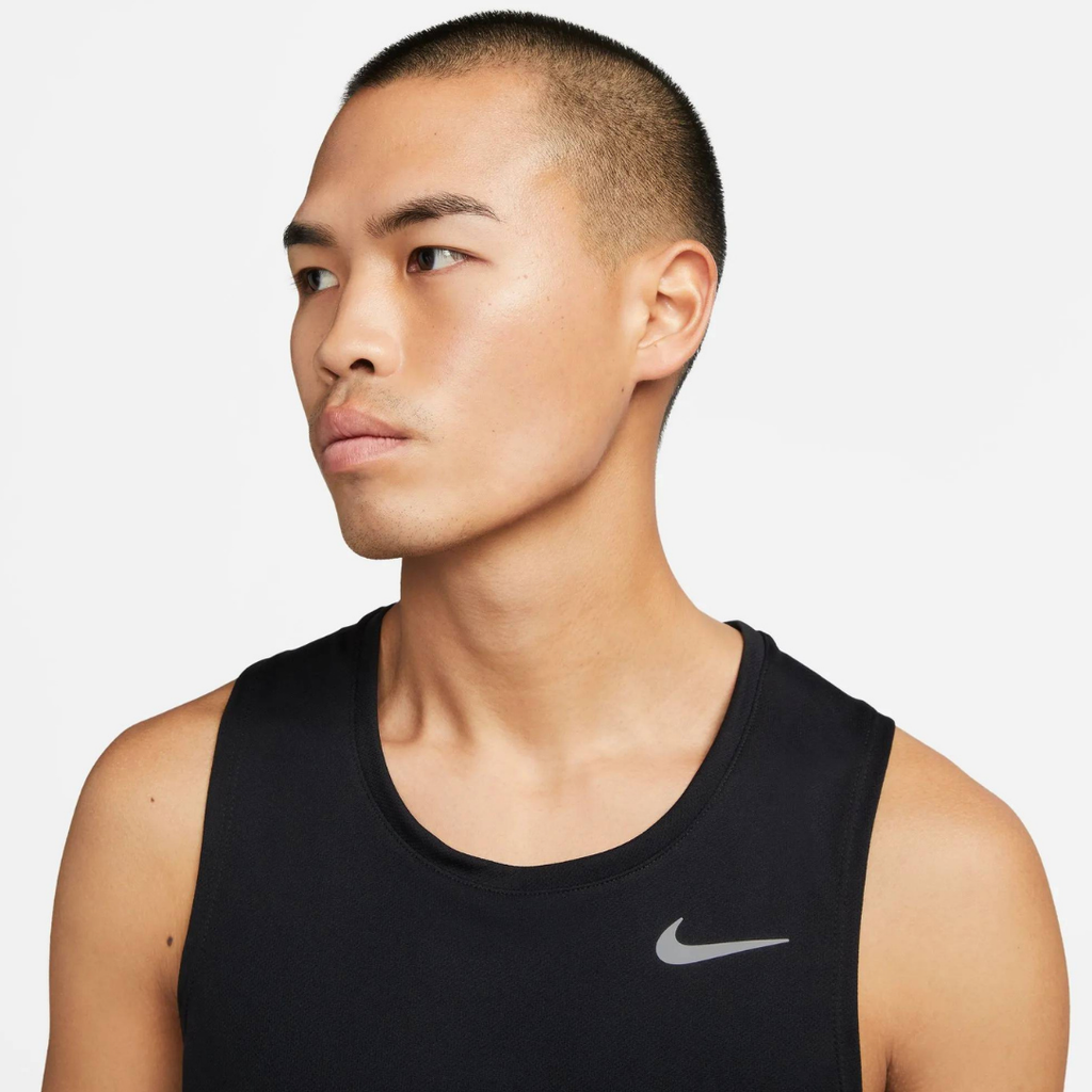 Nike Men's Dri-FIT Miler Tanks - Black