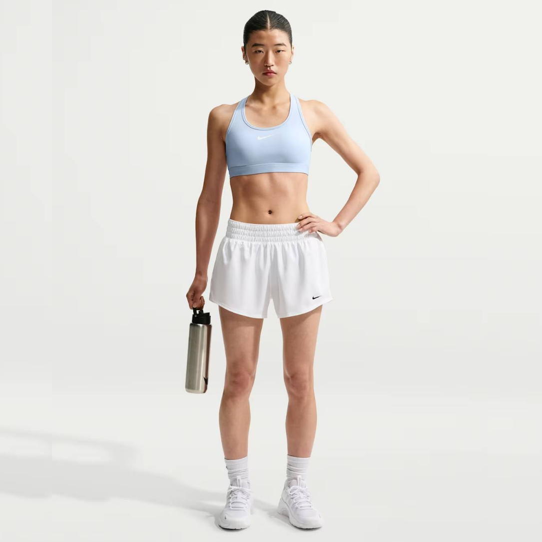Nike Swoosh Medium Support Women's Padded Sports Bra - Hydrogen Blue