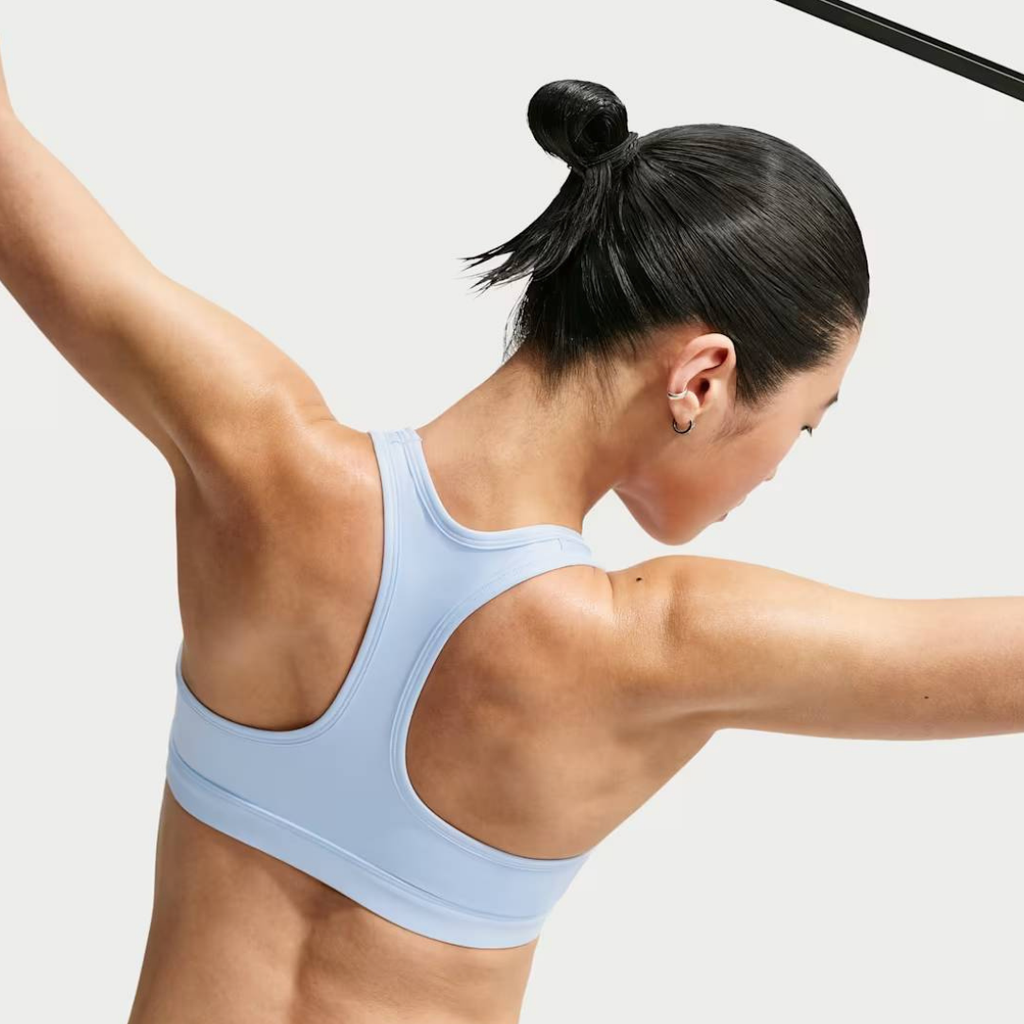 Nike Swoosh Medium Support Women's Padded Sports Bra - Hydrogen Blue