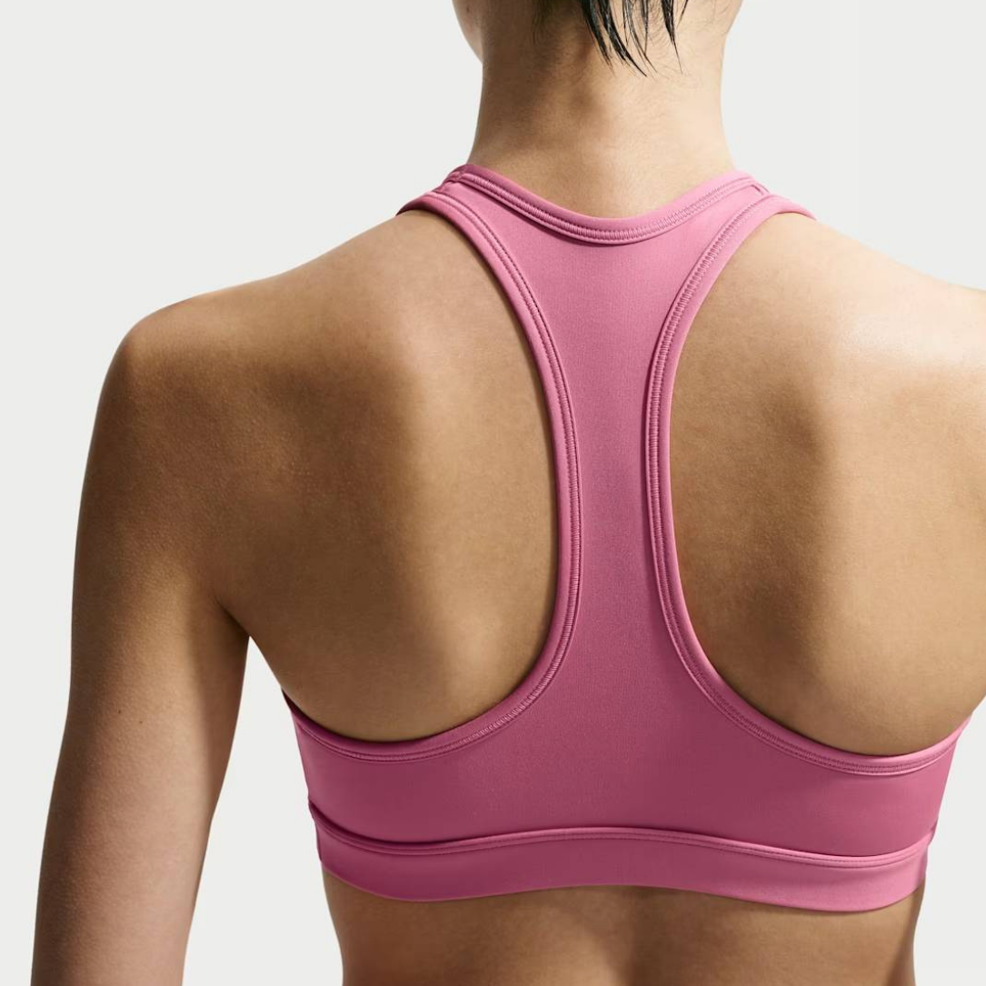 Nike Swoosh Medium Support Women's Padded Sports Bra - Pink Rose