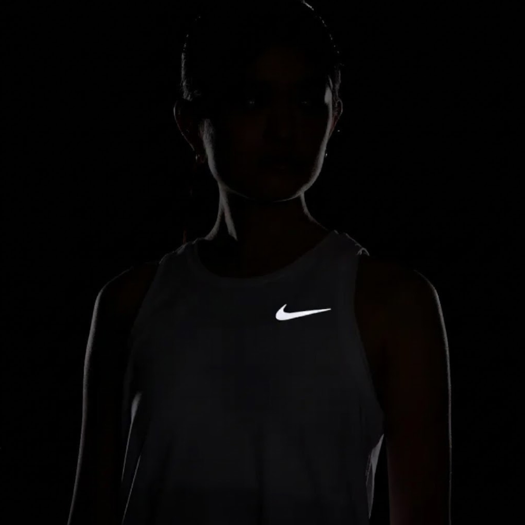 Nike Miler Reflective Women's Running Tank - White