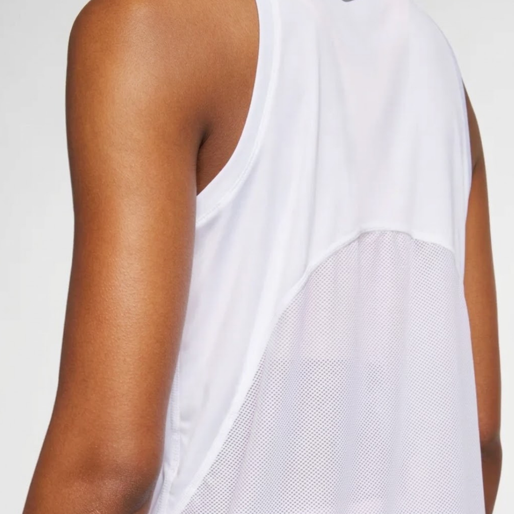 Nike Miler Reflective Women's Running Tank - White
