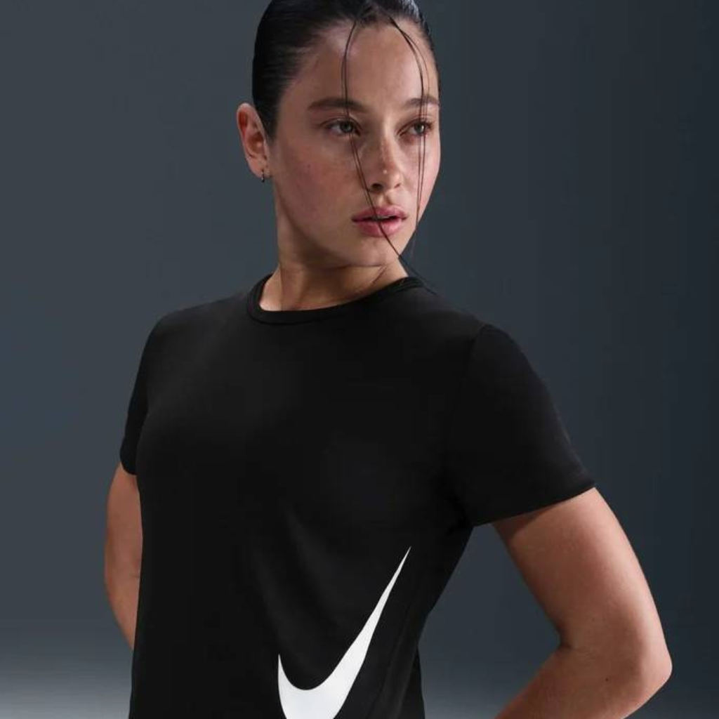 Nike Dri-FIT Tempo Swoosh Women's Running Short Sleeve - Black