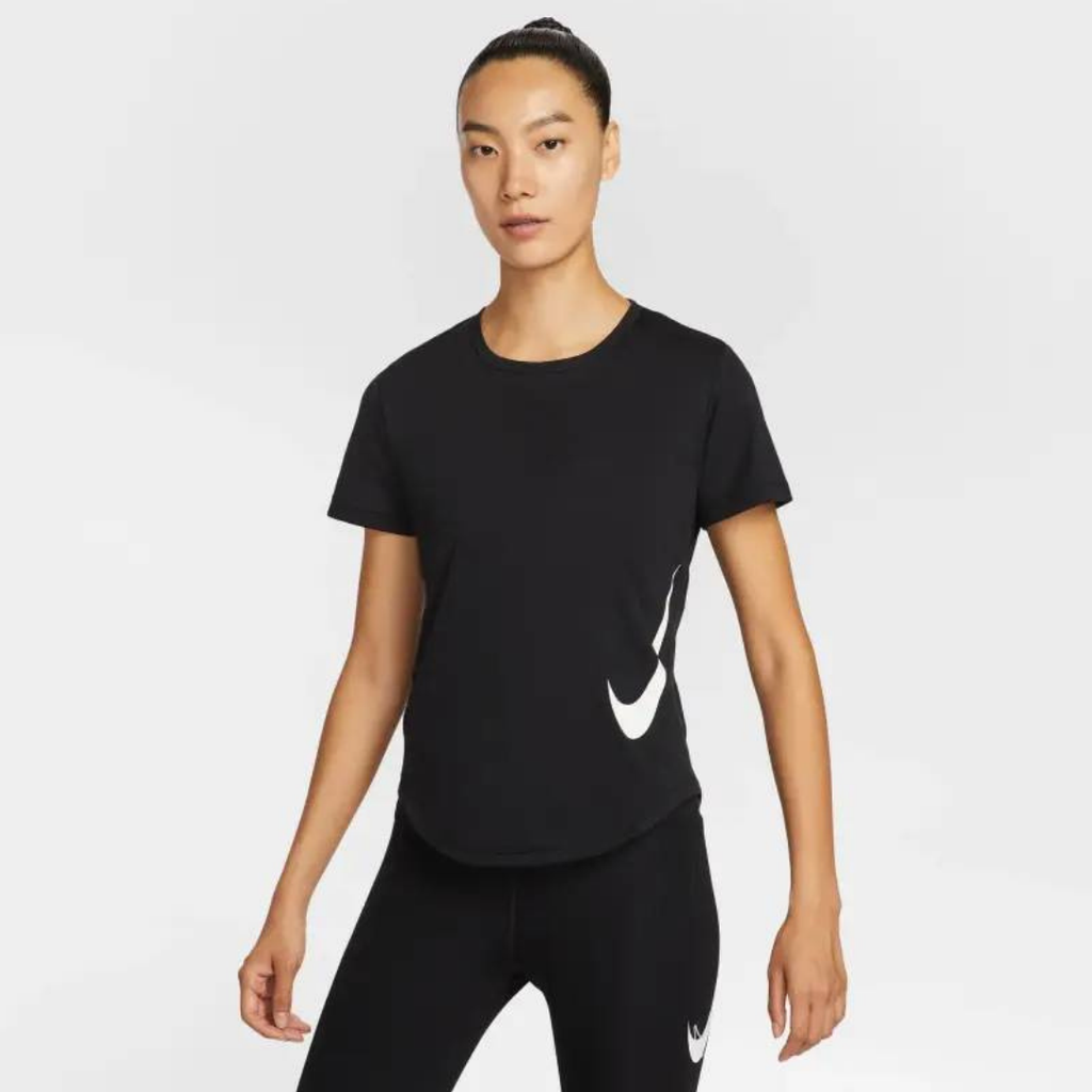 Nike Dri-FIT Tempo Swoosh Women's Running Short Sleeve - Black