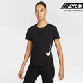 Nike Dri-FIT Tempo Swoosh Women's Running Short Sleeve - Black